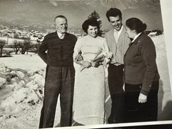 Arno PATSCHEIDER with wife and parents