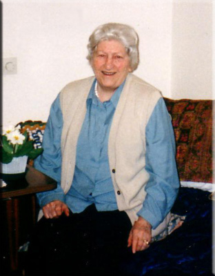 Maira VORDERWINKLER, (verh. MANN), an ihrem 90. Geburtstag