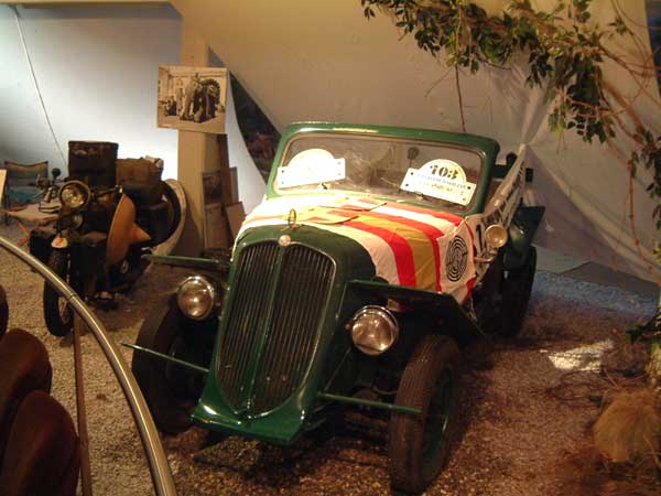 Steyr 100 Grossglockner car in the Max-Reisch Museum in Innsbruck